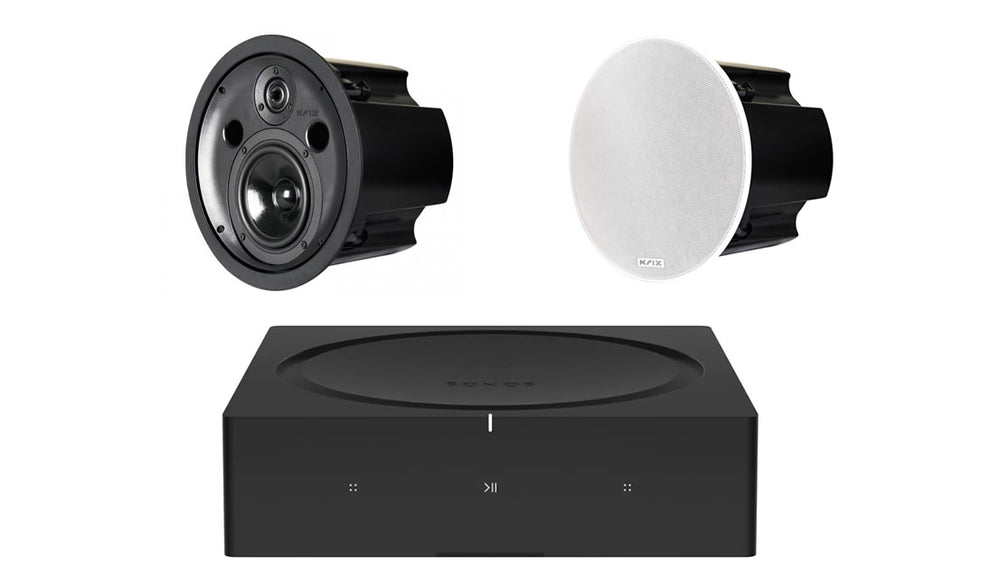 Sonos Amp and Krix atmospherix in-ceiling speakers