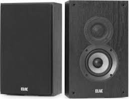 Elac Debut 2.0 OW4.2 On Wall Speakers Black Ash