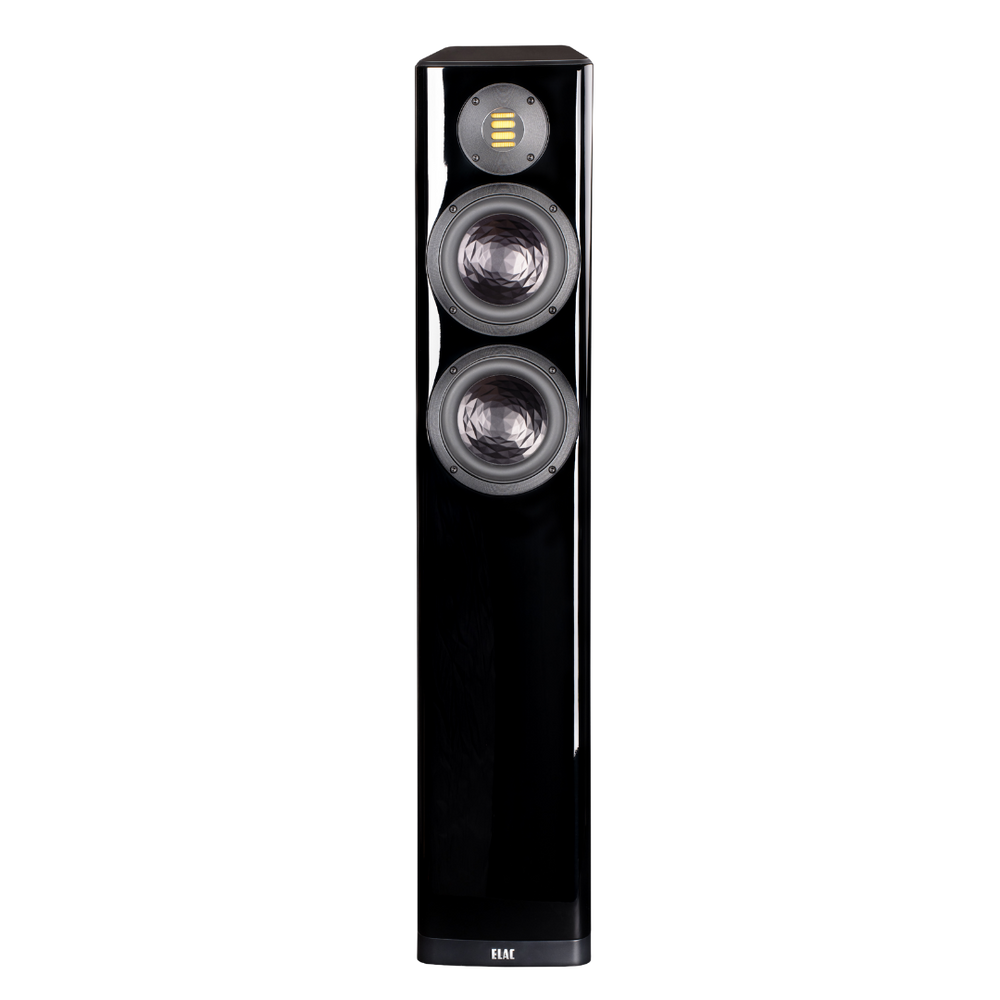 Elac Vela FS407 Floorstanding Speakers (Demo- Gloss Walnut)