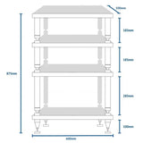 SolidSteel - HY-4 - Hyperspike  4 Shelf Rack