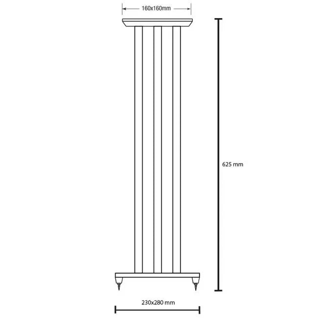 SolidSteel - NS-6 Speaker stands