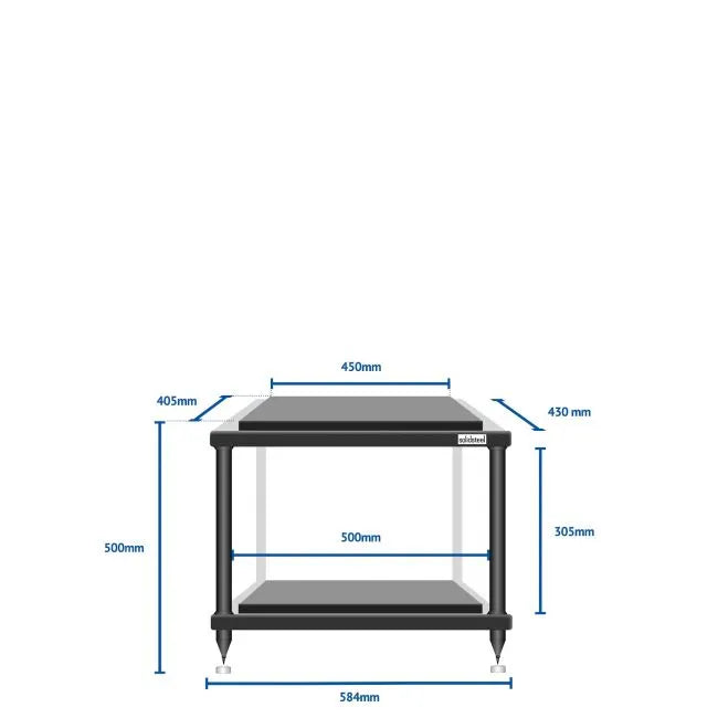 SolidSteel - S5-2 - 2 Shelf AV Rack