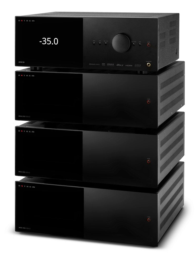 Anthem AVM90 and amplifiers