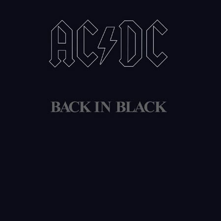 AC DC back in black vinyl lp