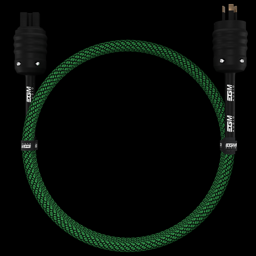 Audio Power Cable - Emerald