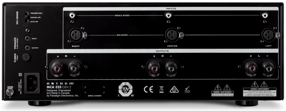 Anthem MCA 325 Gen 2 Power Amplifier