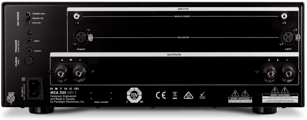 Anthem MCA 225 Gen 2 Power Amplifier