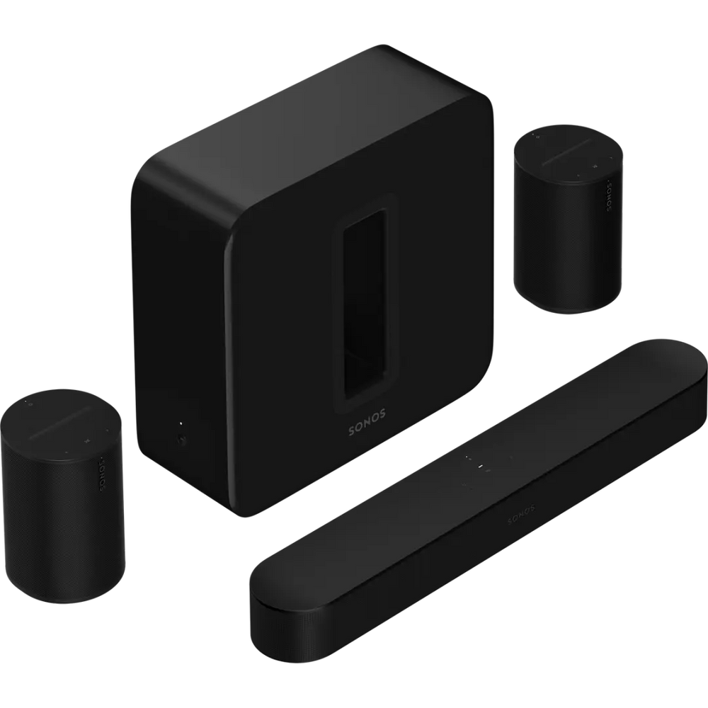 Sonos Premium Immersive set with Beam, Sub & Era 100 black