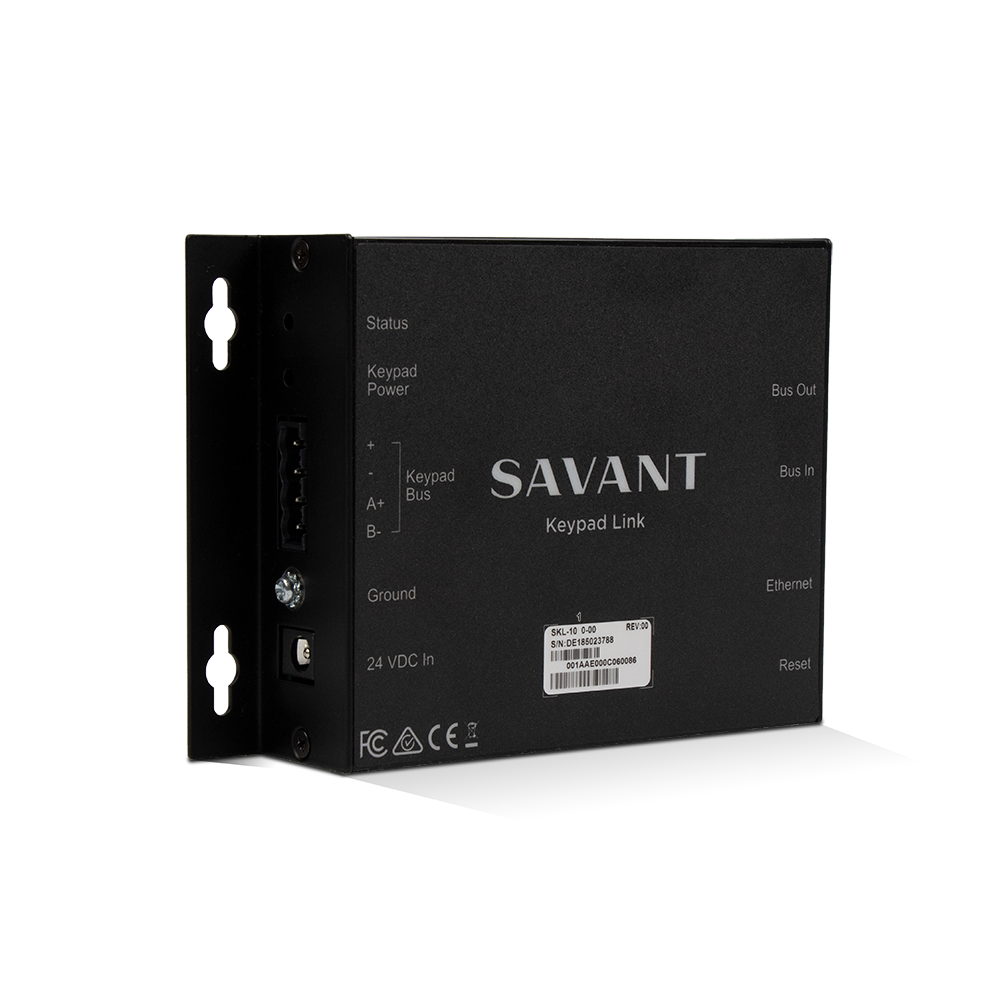 Savant 10 Keypad Power and Controller