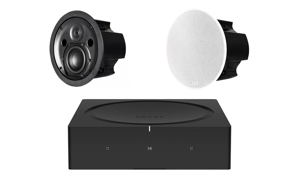 Sonos Amp Krix ceiling Speakers