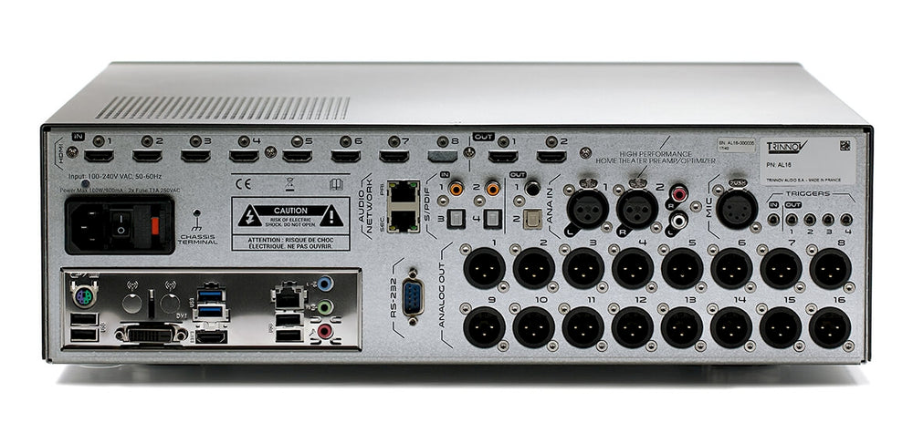 Trinnov altitude 16 rear view