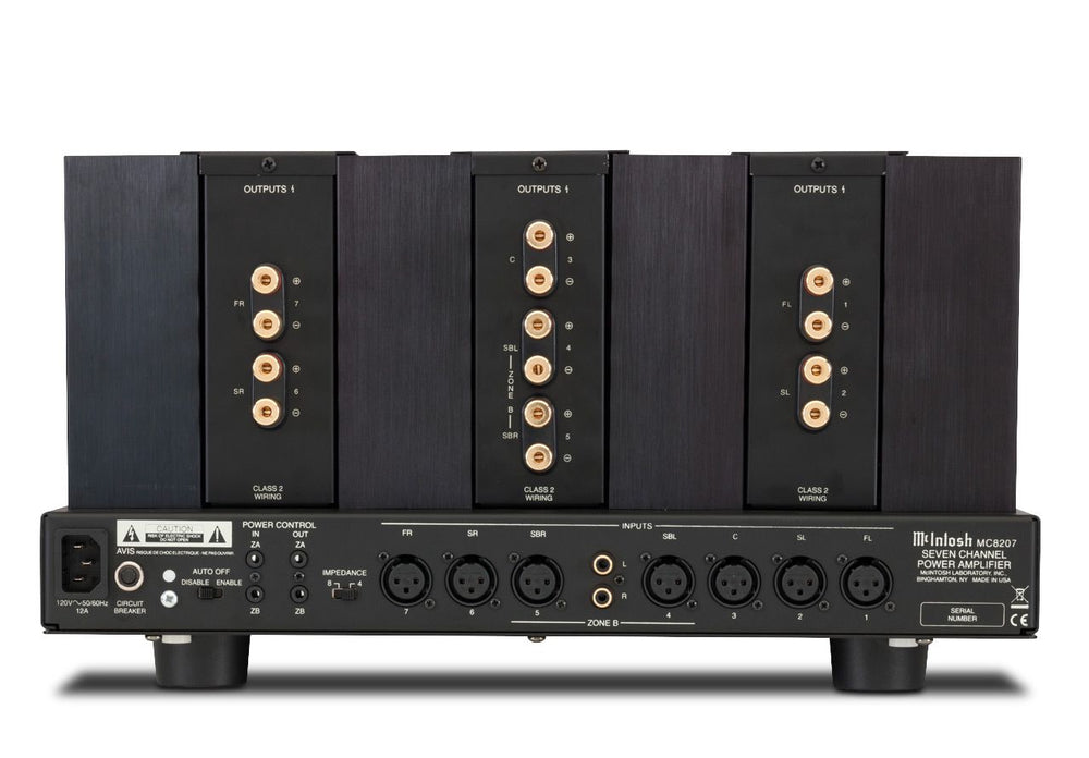 McIntosh MC8207 7-channel Theatre Power Amplifier